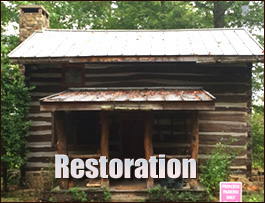 Historic Log Cabin Restoration  Bremen, Ohio